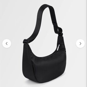 Fablou Luna Black Crossbody Bag with Adjustable Strap